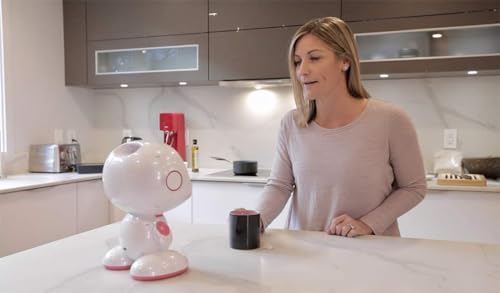 Misa Pink Next Generation KidSafe Certified Programmable Family Robot, Multi Function Smart Home Educational Walking Robot Toy, STEM Smart Learning Companion, Multilingual AI Personal Assistant, Gift