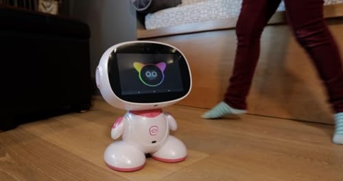 Misa Pink Next Generation KidSafe Certified Programmable Family Robot, Multi Function Smart Home Educational Walking Robot Toy, STEM Smart Learning Companion, Multilingual AI Personal Assistant, Gift