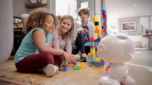 Misa Pink Next Generation KidSafe Certified Programmable Family Robot, Multi Function Smart Home Educational Walking Robot Toy, STEM Smart Learning Companion, Multilingual AI Personal Assistant, Gift