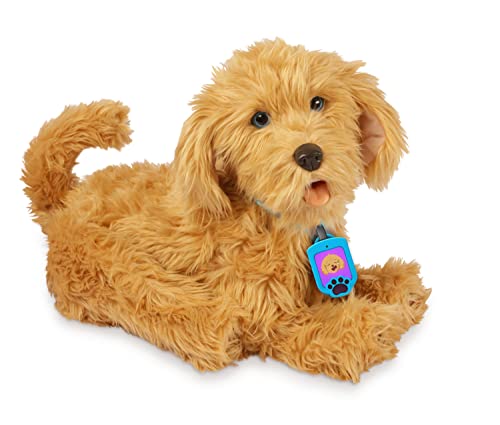 My Fuzzy Friend Moji Interactive Labradoodle - Plush Dog Toy for Boys and Girls, Loveable and Lifelike Companion Pet , Brown