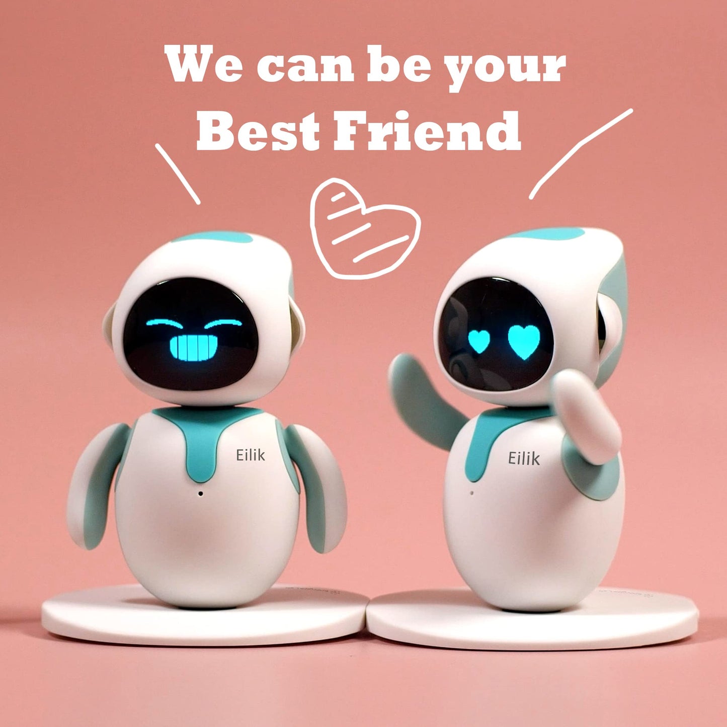 Cute Robot Pets for Kids and Adults, Your Perfect Interactive Companion at Home or Workspace, Unique Gifts for Girls & Boys.