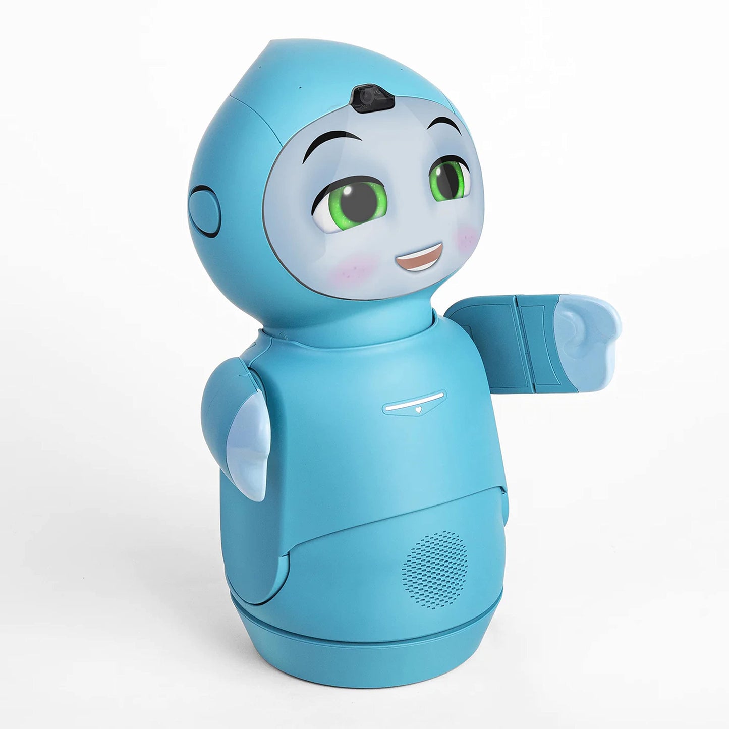 Moxie Conversational Learning Robot for Kids 5-10, GPT-Powered AI Technology, Increases Social Confidence, Articulating Arms & Emotion-Responsive Camera, Birthday Gift Boys and Girls